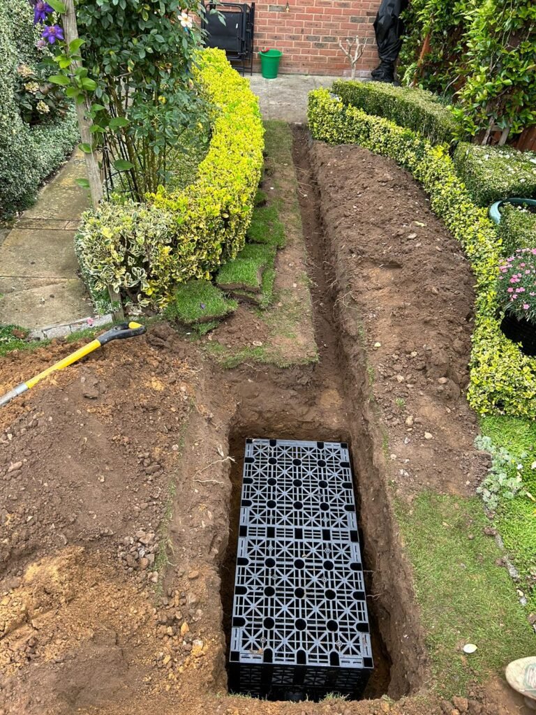 Soakaway Design & Construction company Bristol & Norwich